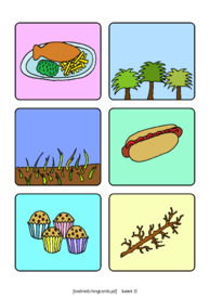 Food Matching Cards