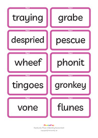 Phase 5a Assessment Blending Flashcards